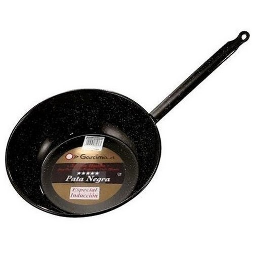 SARTEN HONDA ESMALTADA PATA NEGRA 24CMS C/MANGO